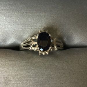 Silver Onyx Ring